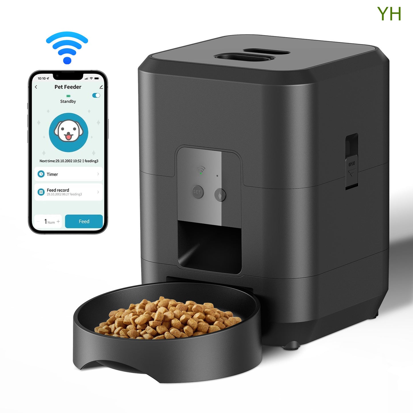 Pet Intelligent Timing Quantitative Remote Automatic Pet Feeder - Paw Heroes Shop