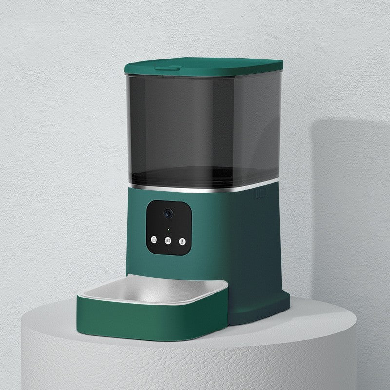 Pet Automatic Feeder Large Capacity Smart Voice Recorder APP Control Timer Feeding Cat Dog Food Dispenser With WiFi Pet Bowl - Paw Heroes Shop