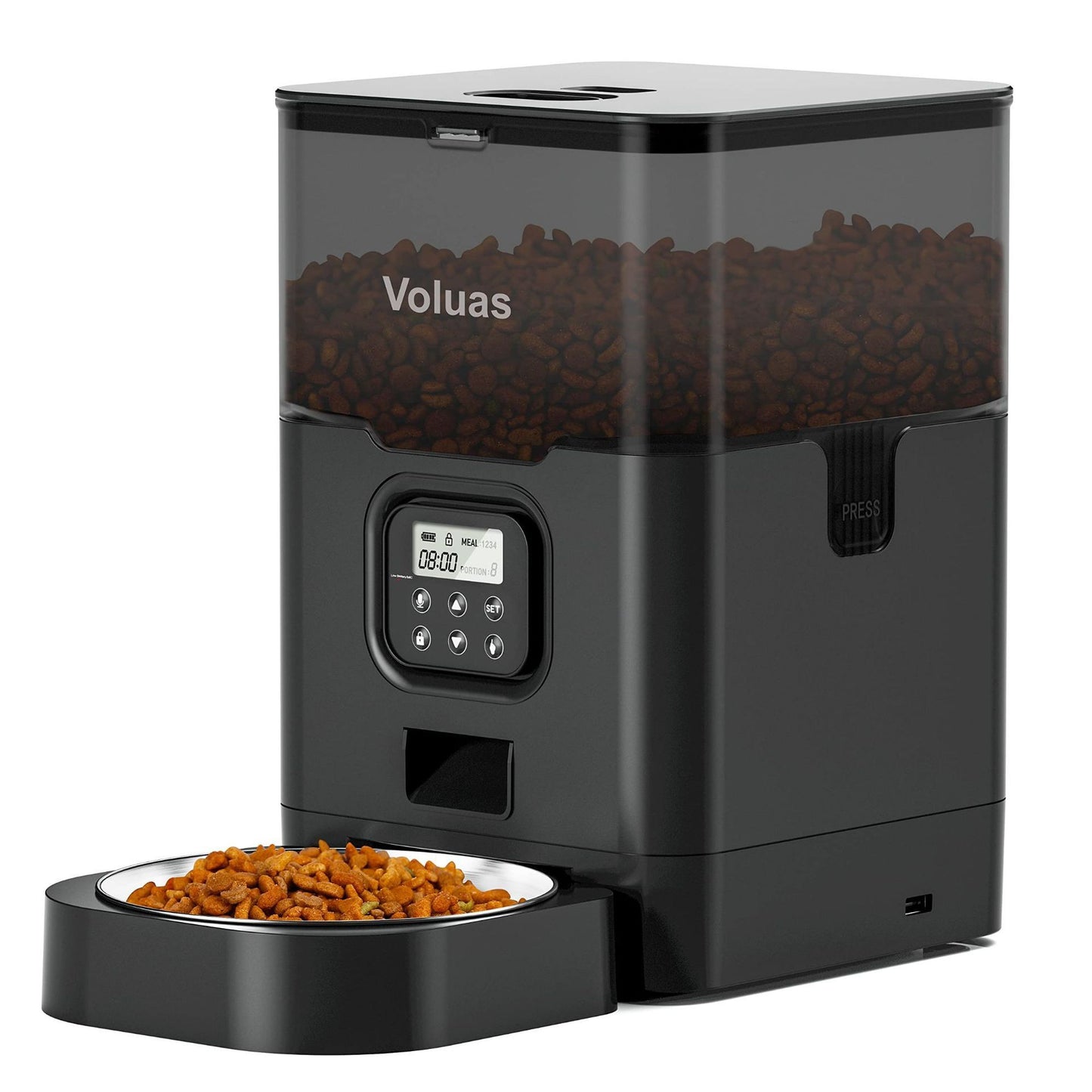 Household Pet Intelligent Automatic Double Meal Feeder - Paw Heroes Shop