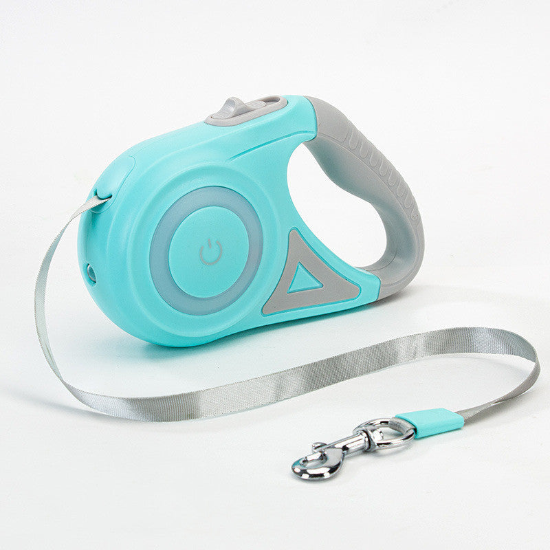 Dog Leash Retractable Leash And Dog Collar Spotlight Automatic Pet Dog Cat Traction Rope For Small Medium Dogs Pet Product - Paw Heroes Shop