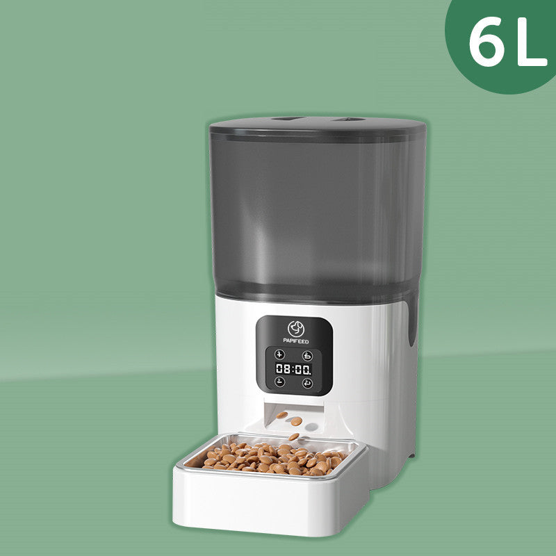 Automatic Timing And Quantitative Intelligent Feeder For Cats And Dogs - Paw Heroes Shop