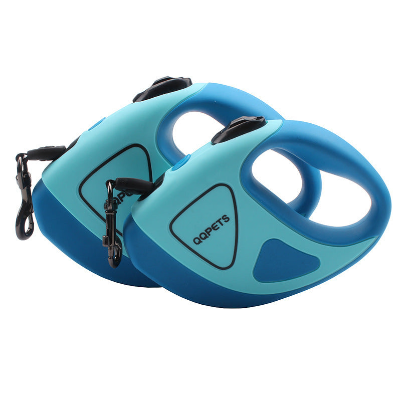 Pet Dog Automatic Retractable Fiber Leash Night Safety LED Shining Automatic Stretching Dog Hand Holding Rope Pet Supplies - Paw Heroes Shop