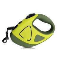 Pet Dog Automatic Retractable Fiber Leash Night Safety LED Shining Automatic Stretching Dog Hand Holding Rope Pet Supplies - Paw Heroes Shop