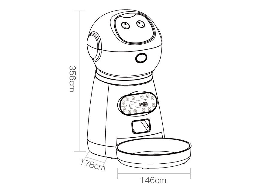 Automatic pet feeder - Paw Heroes Shop