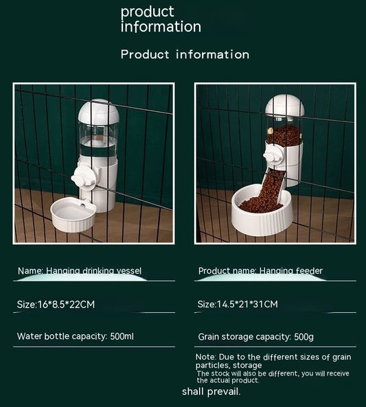 Dogs And Cats Hanging Automatic Feeding Water Device - Paw Heroes Shop