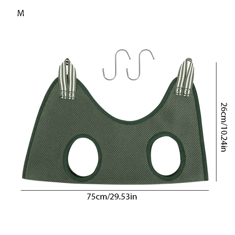 Pet Grooming Hammock Harness For Cats And Dogs, Cat Grooming Sling For Trimming Nail And Ear Care, Pet Hammock Restraint Bag - Paw Heroes Shop