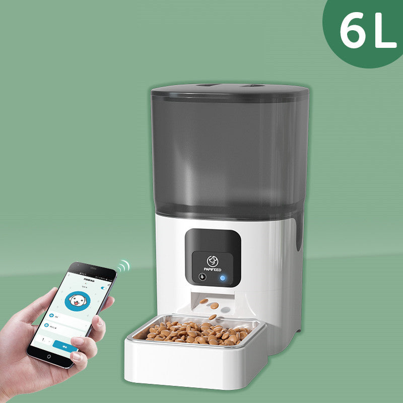 Automatic Timing And Quantitative Intelligent Feeder For Cats And Dogs - Paw Heroes Shop
