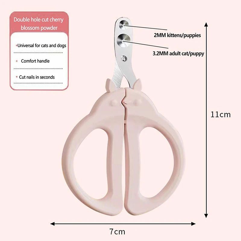 Professionals Cute Shape Pet Cat Dog Nail Clipper Cutter Grooming Scissor Clipper Claw Nail Supplies Pet Nail Trimmer - Paw Heroes Shop