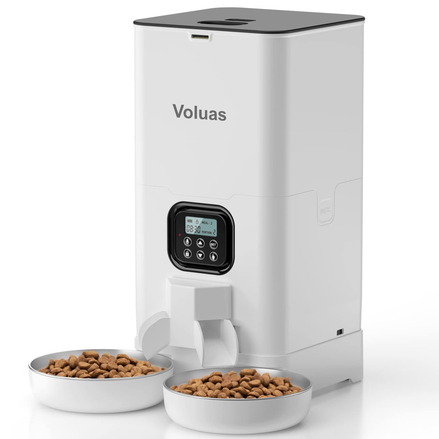 Household Pet Intelligent Automatic Double Meal Feeder - Paw Heroes Shop