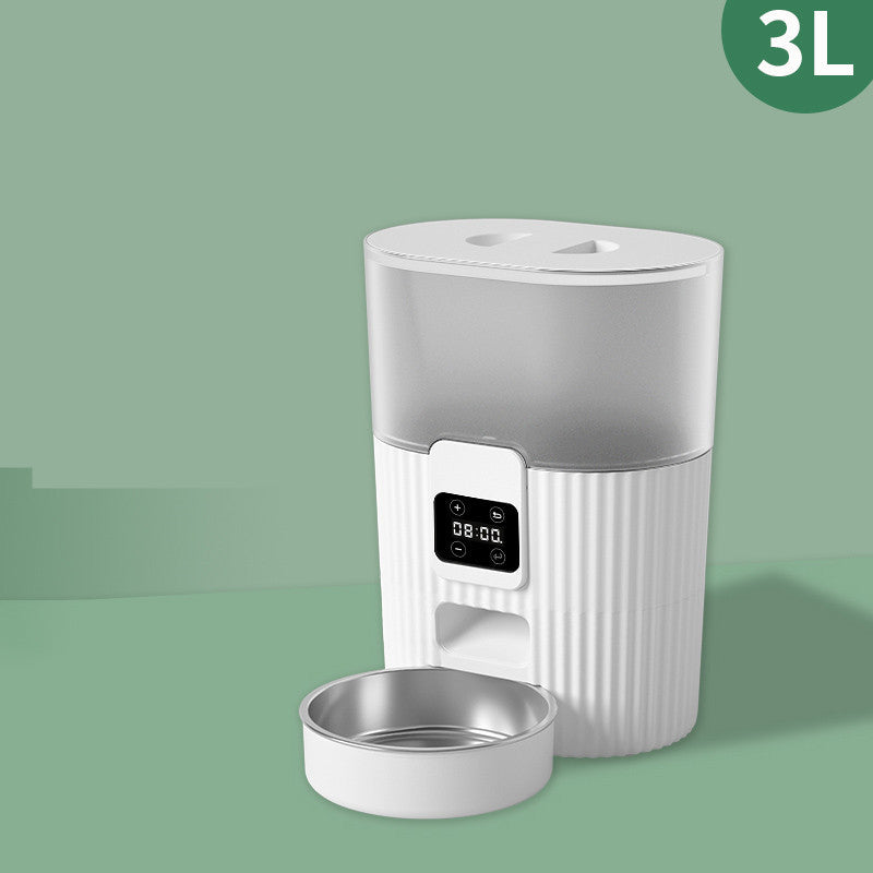Automatic Timing And Quantitative Intelligent Feeder For Cats And Dogs - Paw Heroes Shop