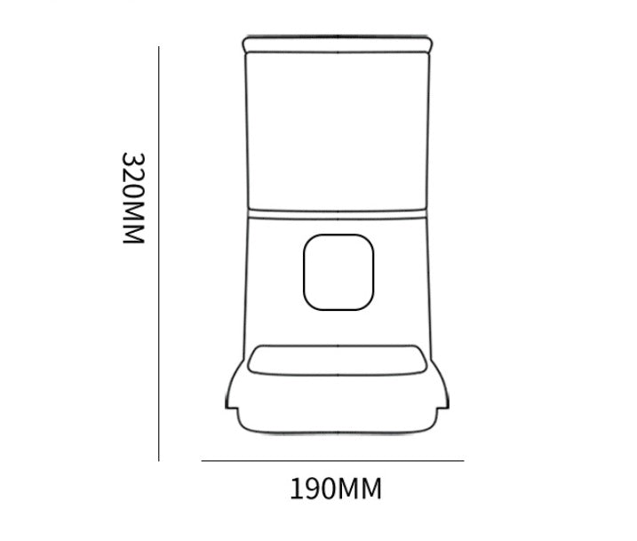 Pet Automatic Feeder Large Capacity Smart Voice Recorder APP Control Timer Feeding Cat Dog Food Dispenser With WiFi Pet Bowl - Paw Heroes Shop