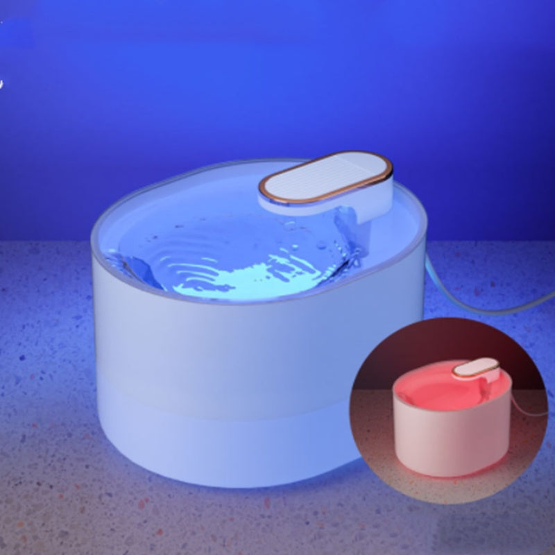 Automatic Pet Cat Water Fountain Mute Water Bowl USB Charge Auto Electric Pet Drinking Dispenser For Cat Dog Pet Products - Paw Heroes Shop