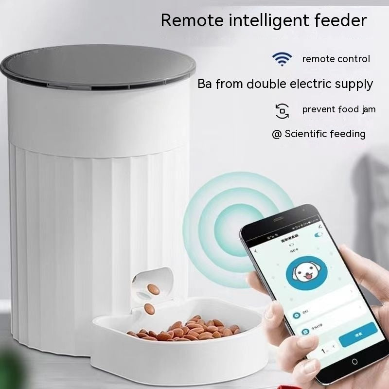 Intelligent Automatic Timing Wifi Remote Pet Feeder - Paw Heroes Shop