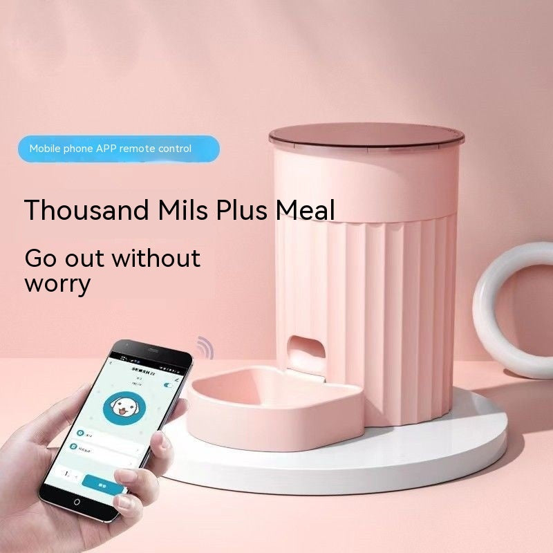 Intelligent Automatic Timing Wifi Remote Pet Feeder - Paw Heroes Shop