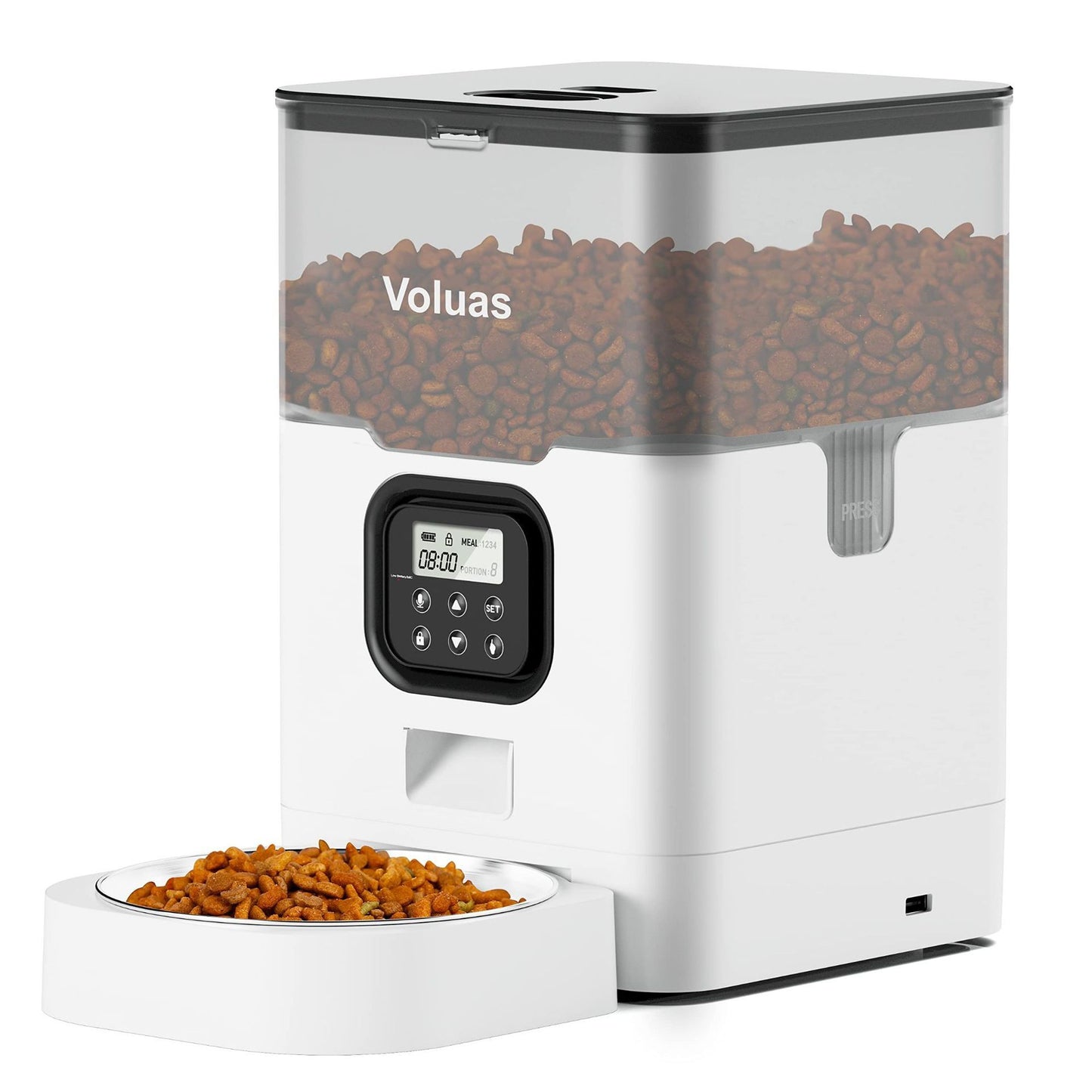 Household Pet Intelligent Automatic Double Meal Feeder - Paw Heroes Shop