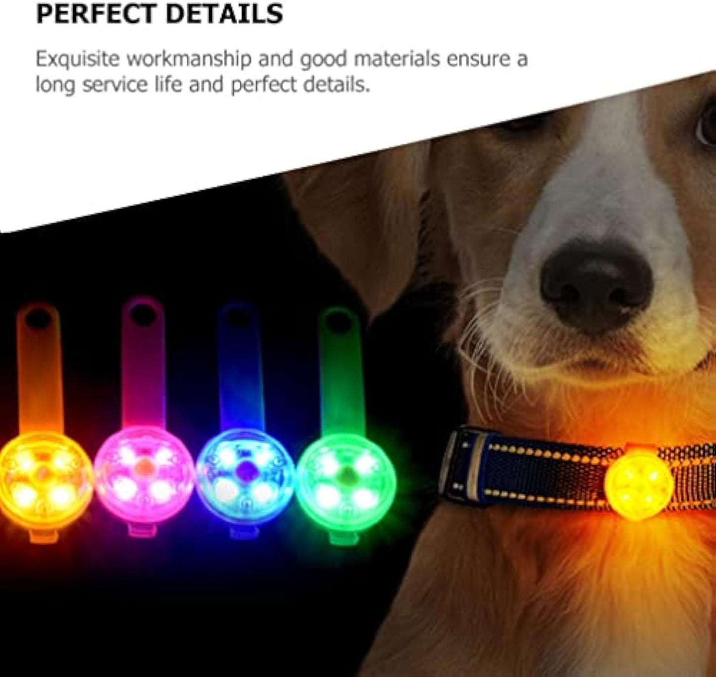 Pet Glow Pendant Light Pendant Pet Hanging Adorn Dog Safety Pendant Outdoor Dog Luminous Pendant Dog Lights For Night Walking Luminous Dog Pendant Dog Neck Decor - Paw Heroes Shop
