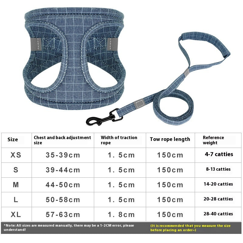 Dog Walking Dog Rope Leash Vest Style - Paw Heroes Shop