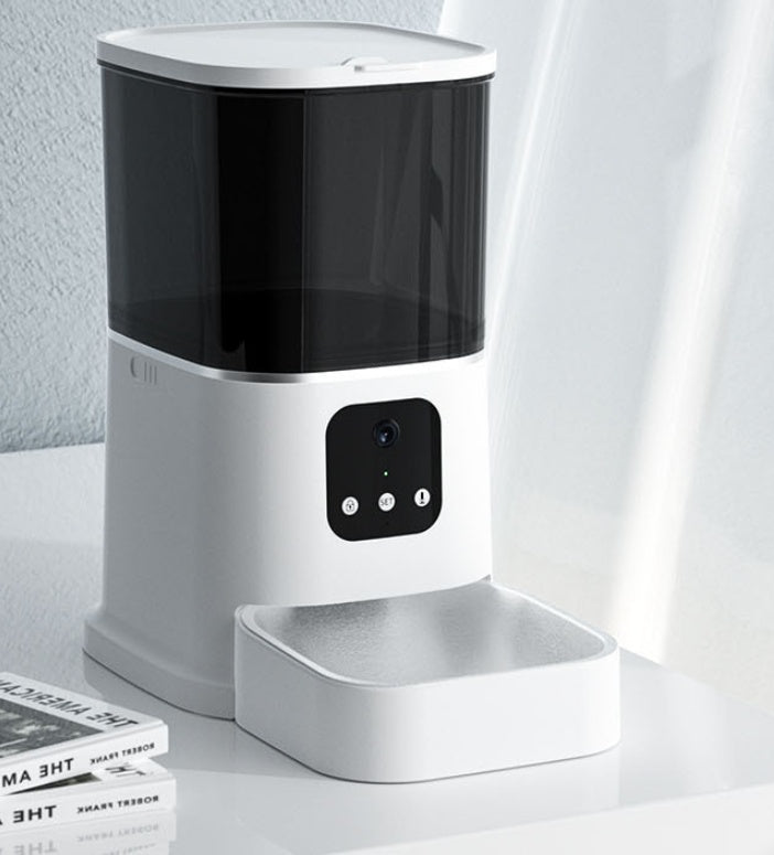 Pet Automatic Feeder Large Capacity Smart Voice Recorder APP Control Timer Feeding Cat Dog Food Dispenser With WiFi Pet Bowl - Paw Heroes Shop