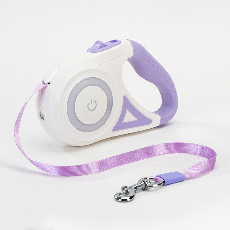 Dog Leash Retractable Leash And Dog Collar Spotlight Automatic Pet Dog Cat Traction Rope For Small Medium Dogs Pet Product - Paw Heroes Shop