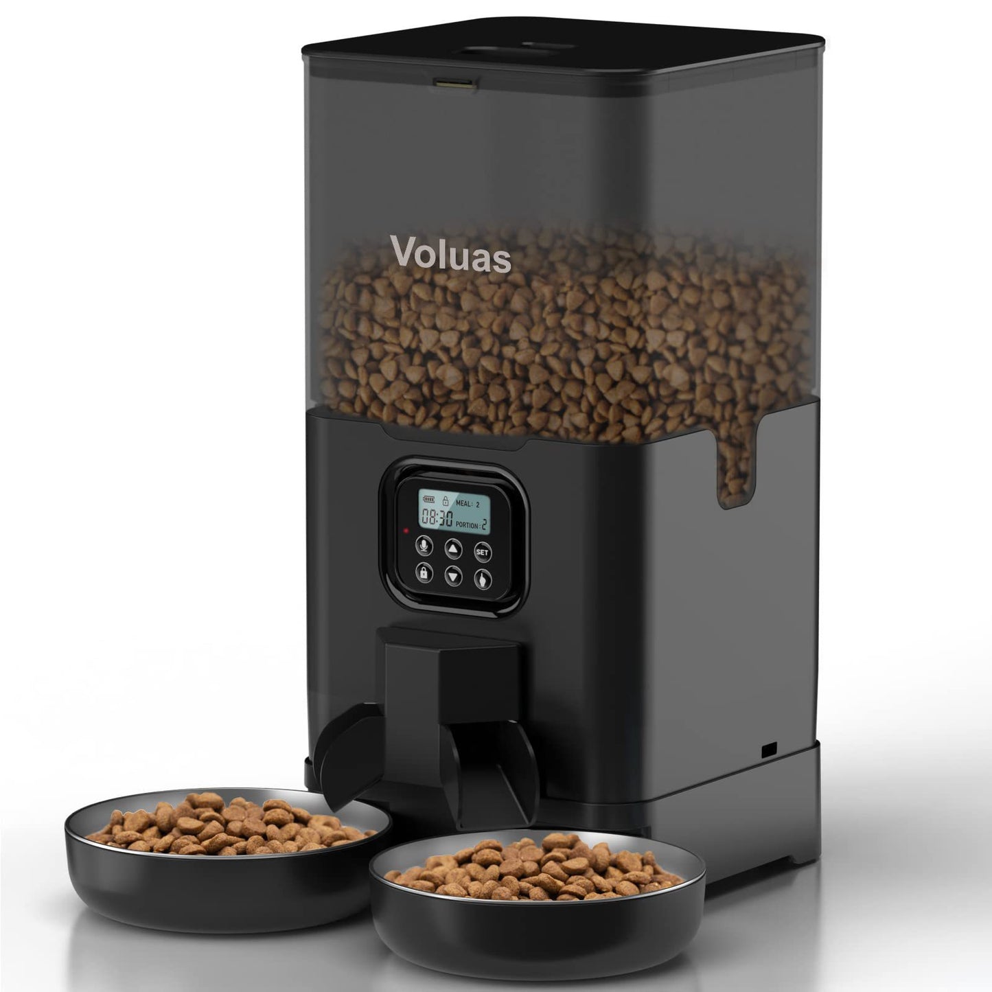 Household Pet Intelligent Automatic Double Meal Feeder - Paw Heroes Shop