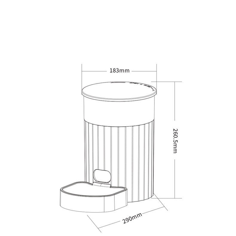 Cat Automatic Pet Feeder Intelligence - Paw Heroes Shop