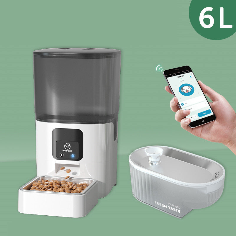 Automatic Timing And Quantitative Intelligent Feeder For Cats And Dogs - Paw Heroes Shop