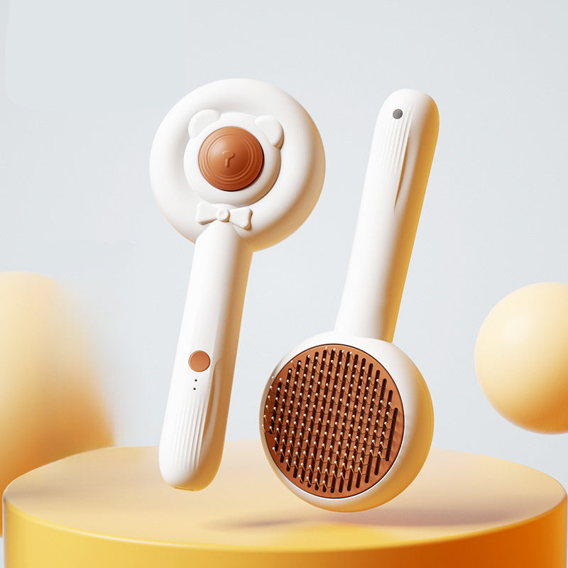 Rechargeable Two-In-One Pet Nail Trimmer Combs Electric Cat Dog Grooming Cleaning Brush Pet Care Tools - Paw Heroes Shop