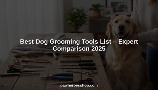dog grooming tools list hero header image