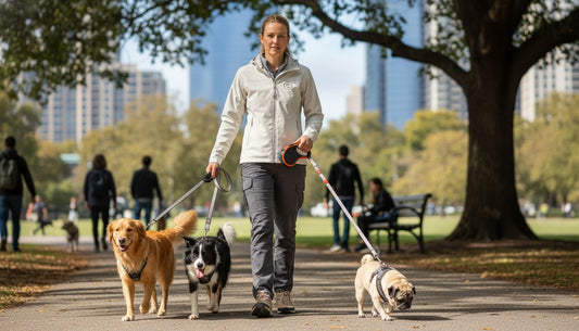 professional dog walking