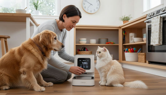 automatic pet feeding