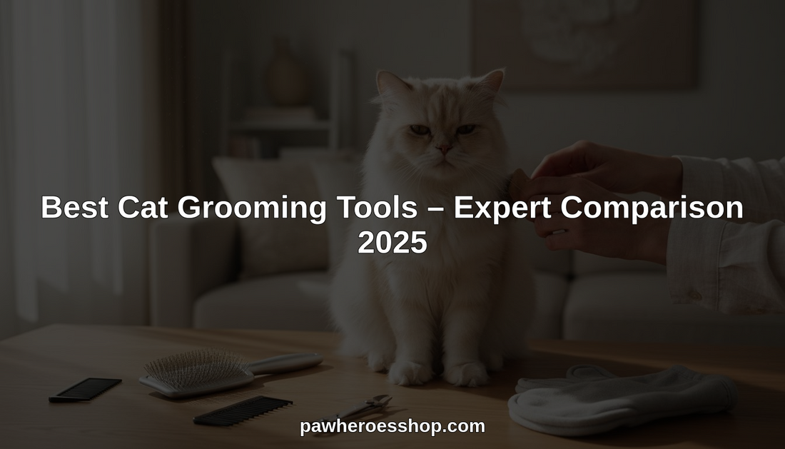 best cat grooming tools hero header image