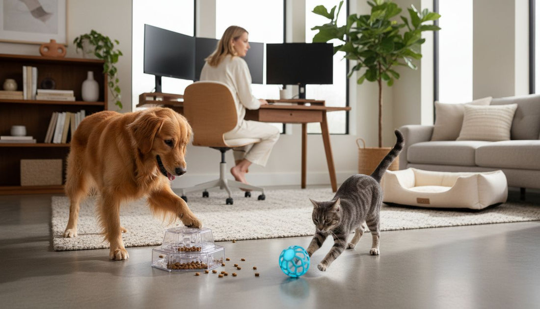 interactive pet toys play