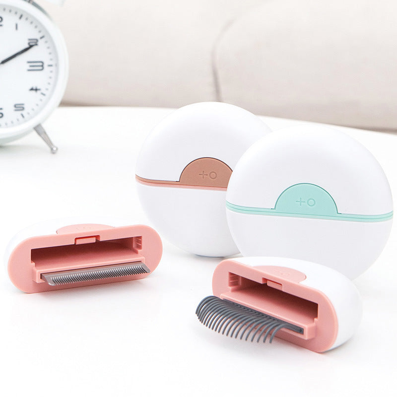 Cat Brush Dog Grooming Supplies Pet Grooming Comb Steel Cat Comb Pet Grooming Brush Cat Stripping Tool Cat Comb Gloves Dog Comb For Matted Hair Alloy Cat Hair Brush - Paw Heroes Shop