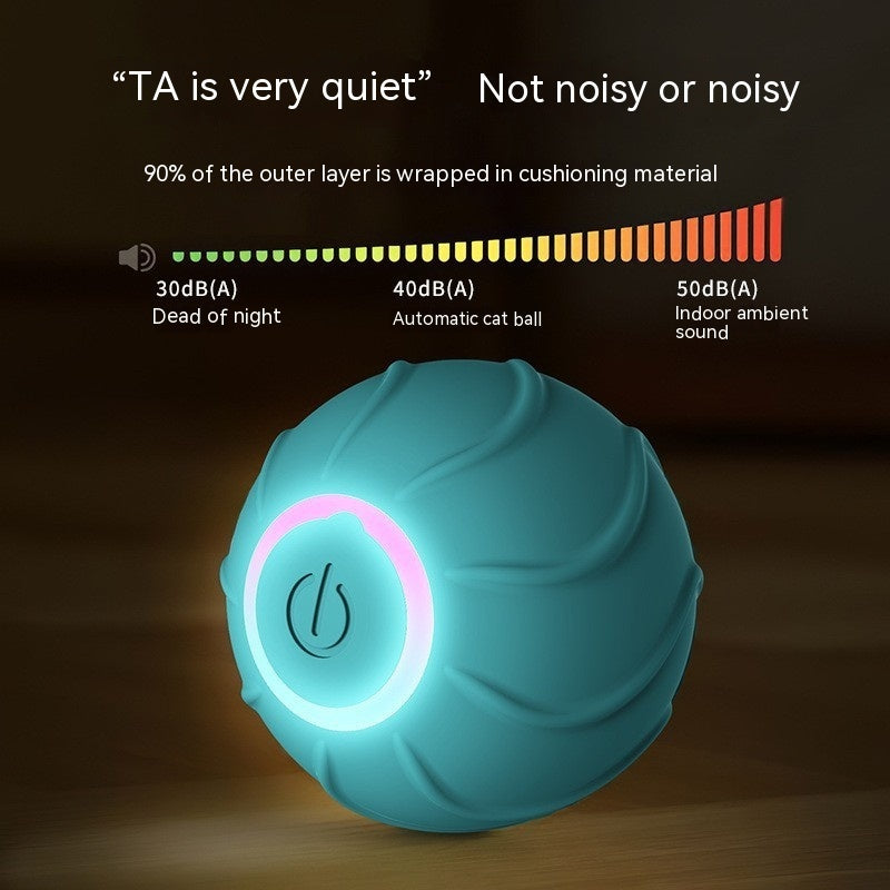 Smart Cat Toys Rolling Ball Pet Cat Owner Interactive Pets Toys Automatic Bouncing Ball USB Self Hi Teasing Kittens Jumping Ball - Paw Heroes Shop