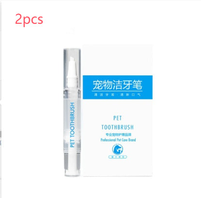 Pet Toothbrush Pen Teeth Cleaning Tools Breath Pet - Paw Heroes Shop