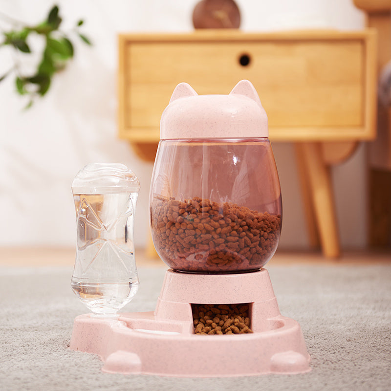 Automatic pet feeder drinking fountain - Paw Heroes Shop