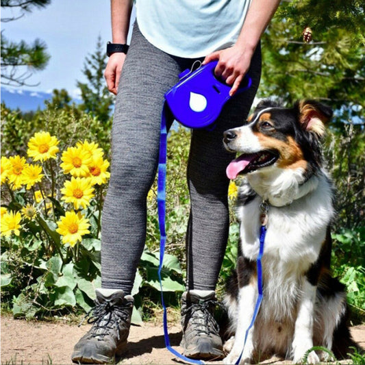 Multifunctional Pet Leash Automatic Retractable Leash Portable Dog Leash - Paw Heroes Shop