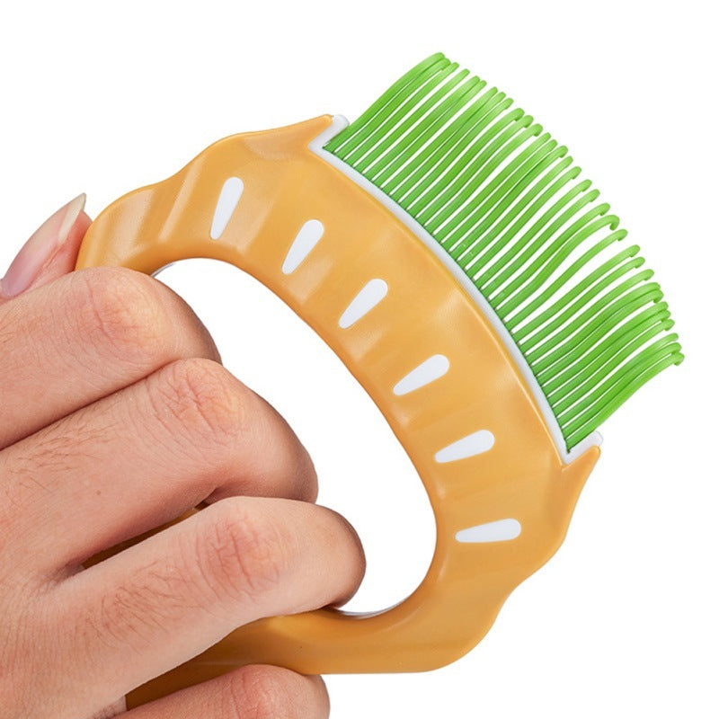 Pet Dog Cat Combs Shell Shaped Hair Remover Brush Pet Grooming Tools Dog Massage Comb Brush For Remove Pet Cat Loose Hairs - Paw Heroes Shop