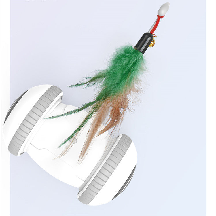 Interactive Cat Toy With Interchangeable Heads  Pet Feather Toys - Paw Heroes Shop