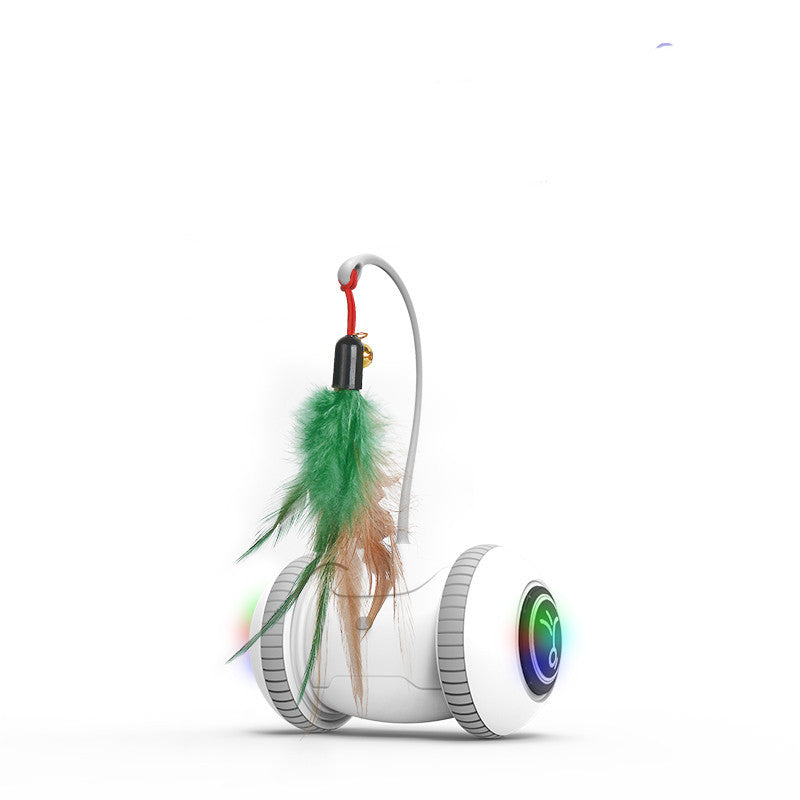 Interactive Cat Toy With Interchangeable Heads  Pet Feather Toys - Paw Heroes Shop