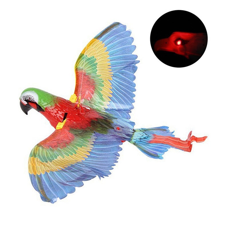 Simulation Bird Cat Interactive Pet Toys Hanging Eagle Flying Teasering Play Kitten Dog Toys Animals Cat Accessories Supplies - Paw Heroes Shop