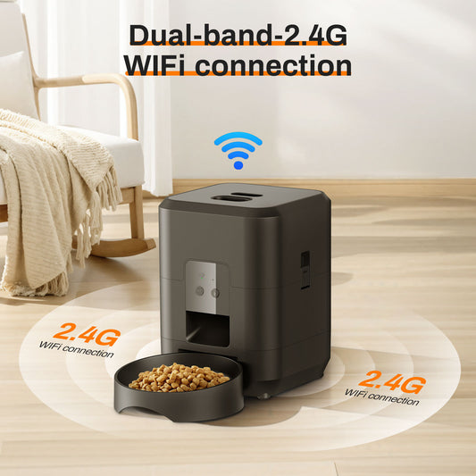 Pet Intelligent Timing Quantitative Remote Automatic Pet Feeder - Paw Heroes Shop