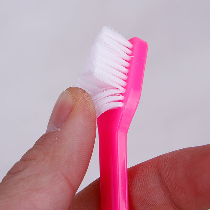 Double Head Toothbrush  Soft Pet Finger Toothbrush Set Pets Dogs Cats Teeth Care Cleaning Brush Pets Grooming Tools - Paw Heroes Shop
