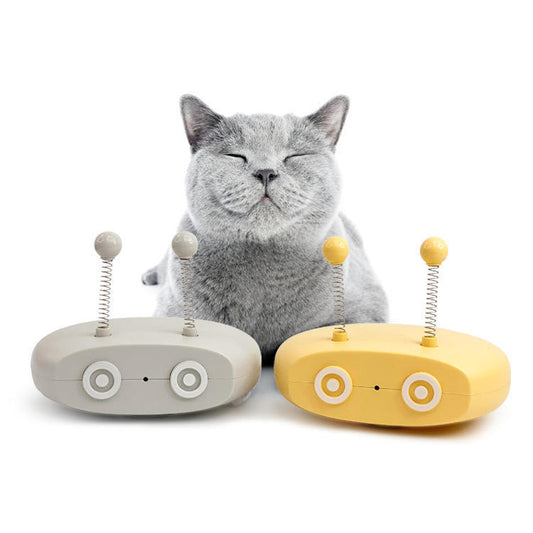 Electric Cat Interactive Toys Funny Pet Teasing Robot Laser Toys Automatic Steering Walking Sticks - Paw Heroes Shop