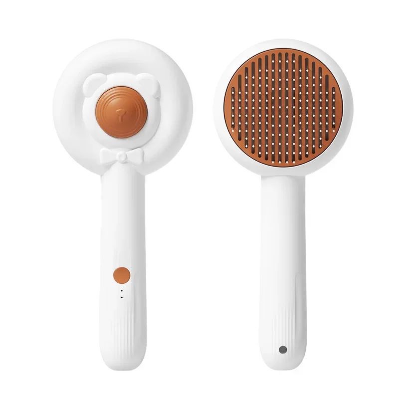 Rechargeable Two-In-One Pet Nail Trimmer Combs Electric Cat Dog Grooming Cleaning Brush Pet Care Tools - Paw Heroes Shop