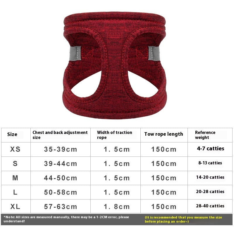 Dog Walking Dog Rope Leash Vest Style - Paw Heroes Shop