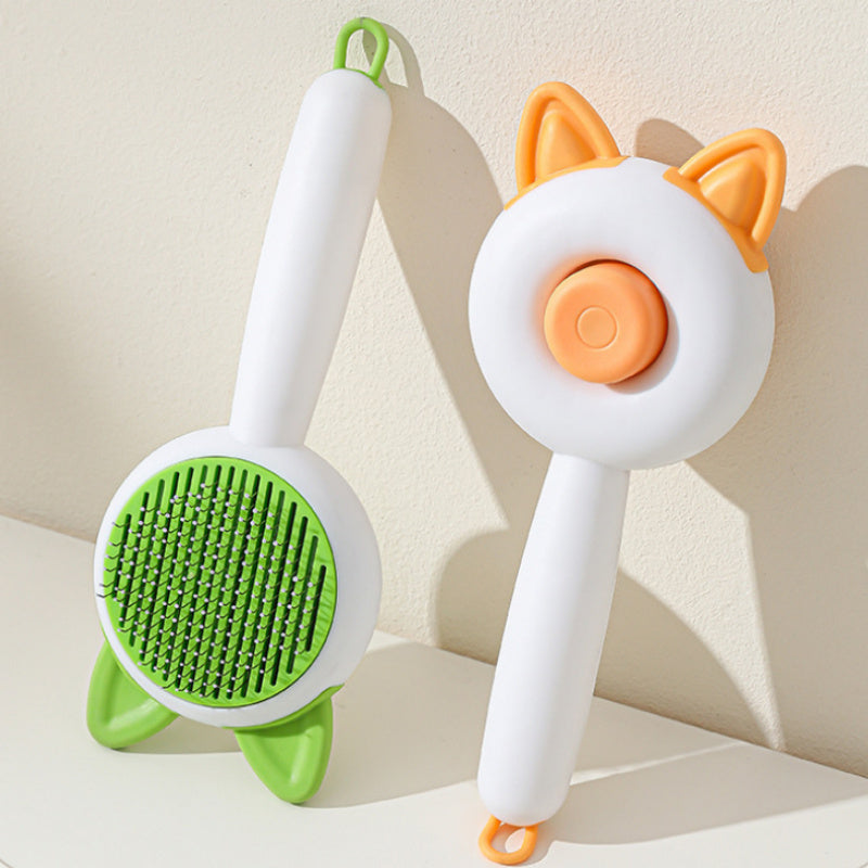 Pet Dog Brush Cat Comb Self Cleaning Pet Hair Remover Brush For Dogs Cats Grooming Tools Pets Dematting Comb Dogs Accessories Pet Products - Paw Heroes Shop