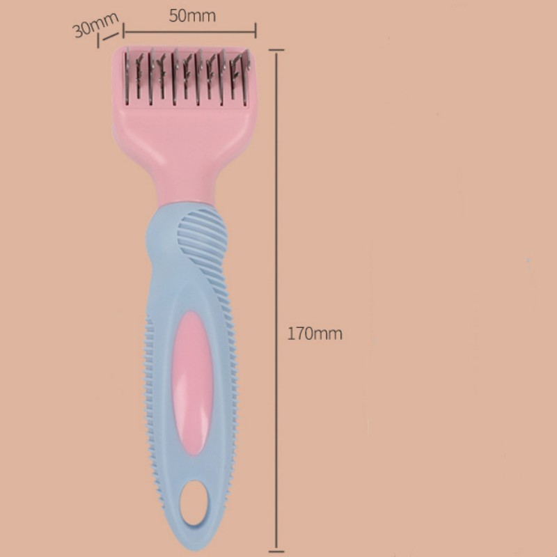 Dog Comb Stainless Steel Knot Knife Cat Brush Massage Dog Brush Pet Grooming Dogs Hair Knife Comb Cleaning Tools Pet Supplies - Paw Heroes Shop