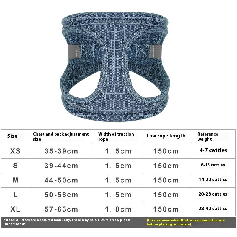 Dog Walking Dog Rope Leash Vest Style - Paw Heroes Shop
