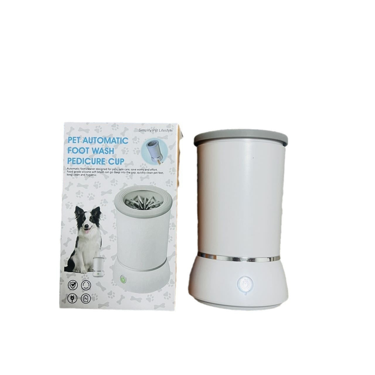 Pet Paw Cleaning Cup Automatic Foot Washing Dogs And Cats Electric Cleaning Device - Paw Heroes Shop